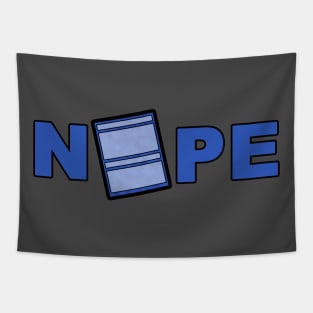 Nope Card Tapestry