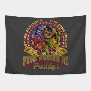 Five Nights At Freddy's Pizza Tapestry