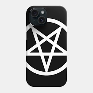 Satanic goth pentagram symbol Phone Case