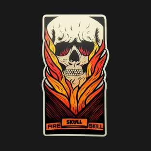 Fire Skull Punk T-Shirt