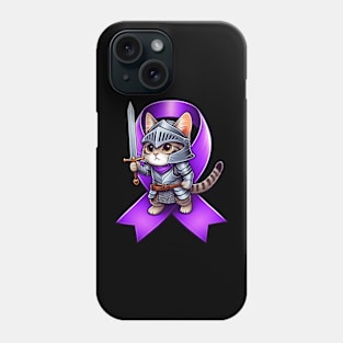 Cute Cat Lupus Awareness Warrior: Championing the Cause Phone Case