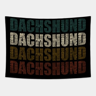 Dachshund Dad - Funny Dog Lovers Gift For Papa Tapestry