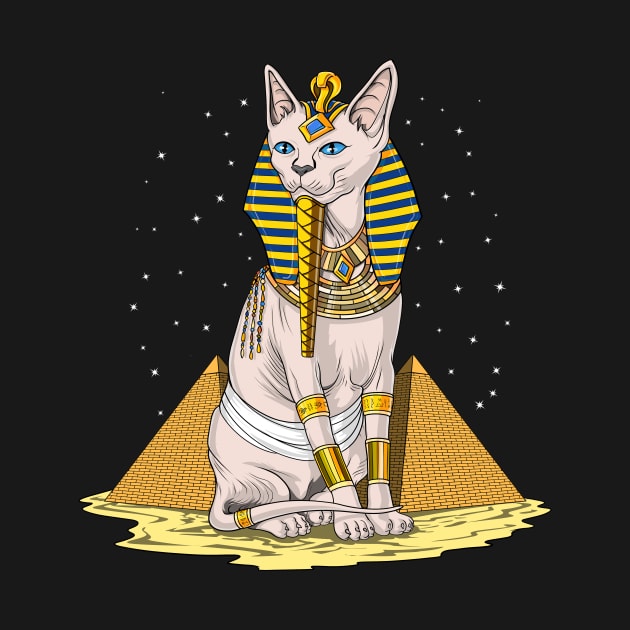 Egyptian Cat Pharaoh by underheaven