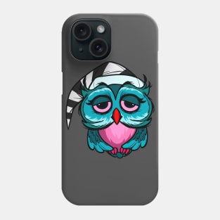 Cute Owl Animals Clothing Phone Case