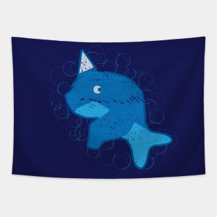 Narwhal Blue Horned Whale Tapestry