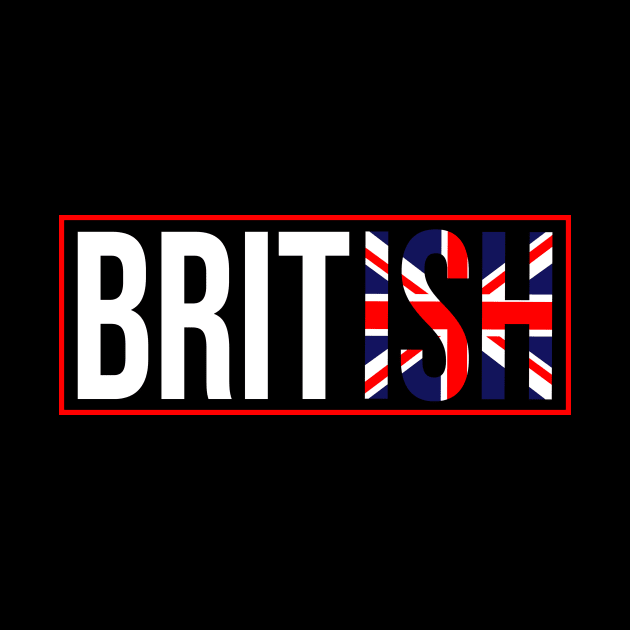 Cool British Flag. Proud Great Britain Flag by Jakavonis