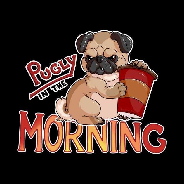 Pugley in the Morning by SierraAshura