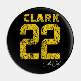 Clark 22 Caitlin Clark Distressed Pin