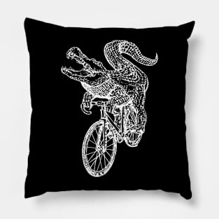 SEEMBO Alligator Cycling Bicycle Cyclist Biker Biking Bike Pillow