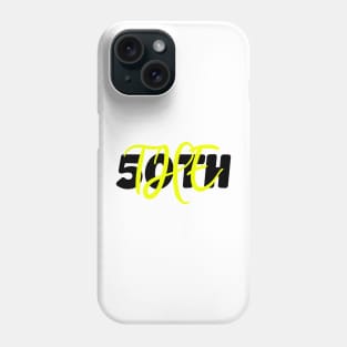 the 50th sticker yellow Phone Case