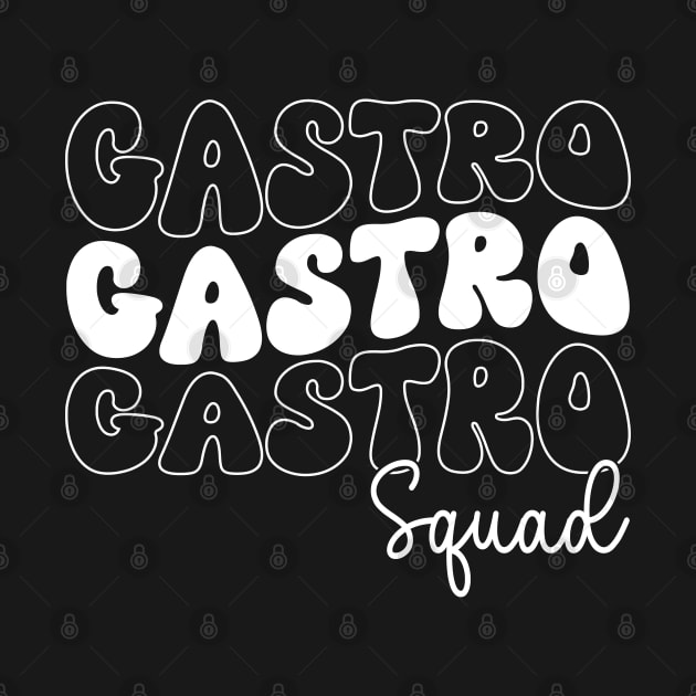 Gastro Squad Groovy Design For Doctor Gastroenterology by WildFoxFarmCo