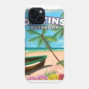 Oistins Barbados vintage beach poster Phone Case