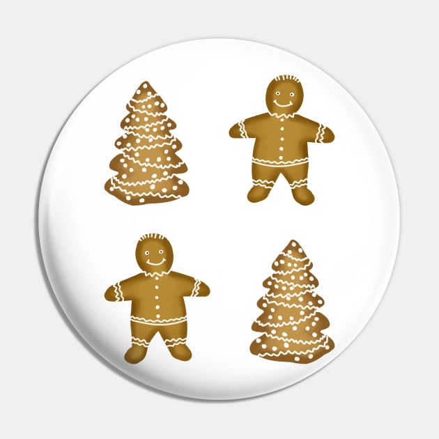 Gingerbread boys and trees Pin by Amalus-files