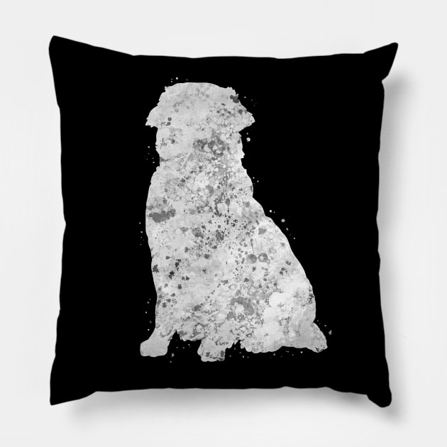 Golden Retriever dog Pillow by Yahya Art