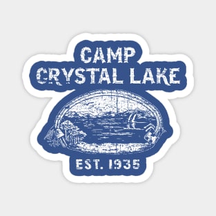 Vintage Horror Camp Crystal Lake Magnet