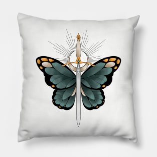 Butterfly Dagger Pillow