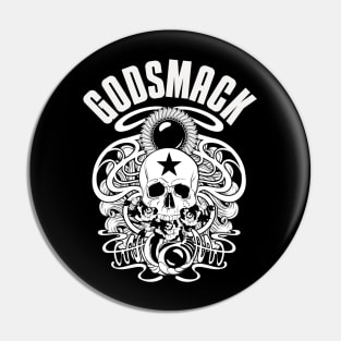 Godsmack skull vintage Pin