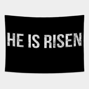 He Is Risen Cool Motivational Easter Christian Tapestry