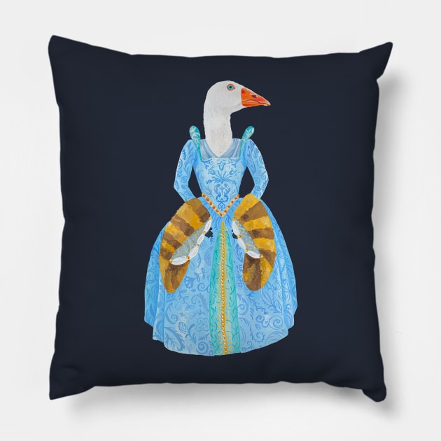 Tudor Goose Pillow by Das Brooklyn