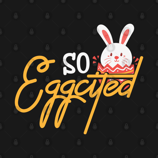 Funny Easter Bunny so Eggcited by TheMegaStore