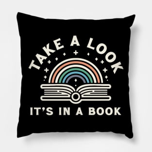 Reading Rainbow Take A Look It’s in a Book Pillow