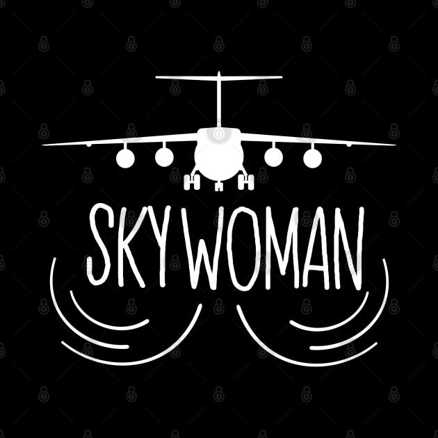 Sky Women Funny Flight Attendants Flying Aviation by patroart