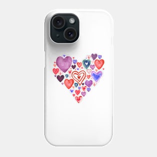 Many hearts Phone Case