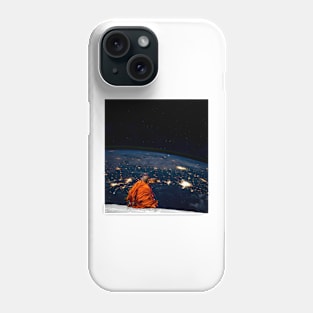 Monk on the Moon Phone Case