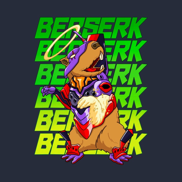 Berserk Capybara by DrawingsFromHell