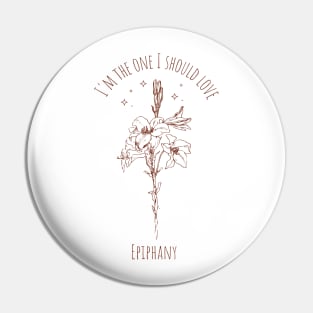 BTS Epiphany I'm the one I should love Pin