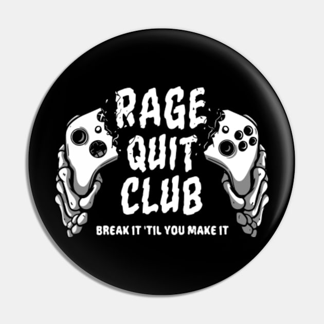 Rage Quit Club (Xbox) Pin by 8BitHobo