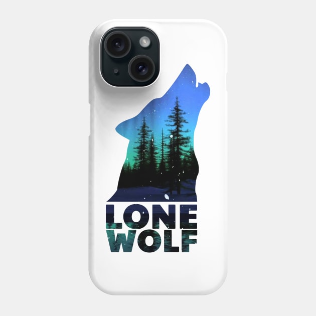 Lone wolf Phone Case by Boss creative