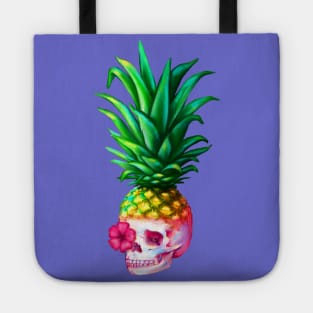 Pineapple Skull Tote