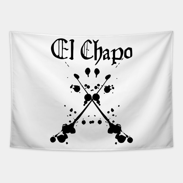 El Chapo - abstract blood Tapestry by RIVEofficial