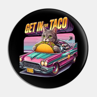 Feline Fiesta in Pink Ride Pin