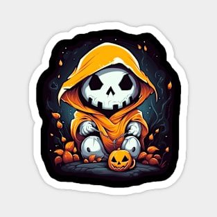 Eerie Halloween Ghoul Art - Spooky Season Delight Magnet