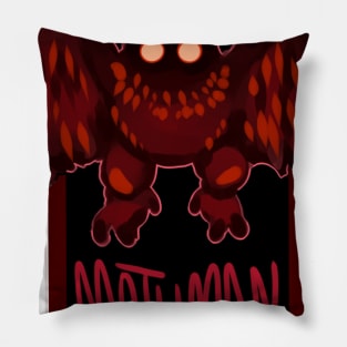 Mothman Flutters Towards the Nearest Lamp! Pillow