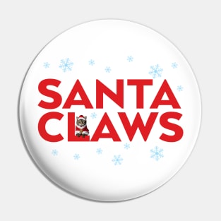 Santa Claws - Christmas Cat Pin