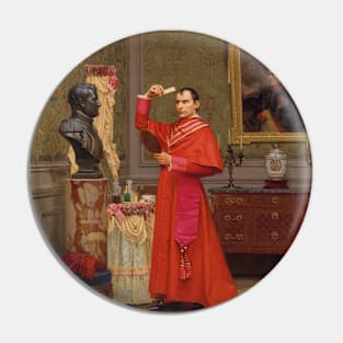 The Comparison by Jehan Georges Vibert Pin