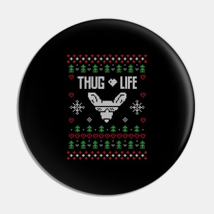 Merry Christmas Thuglife Xmas Gift Ugly Pin