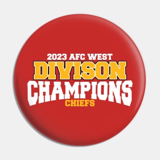 Chiefs - Division Champions 2023 Pin