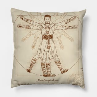 Vitruvian Strange Pillow