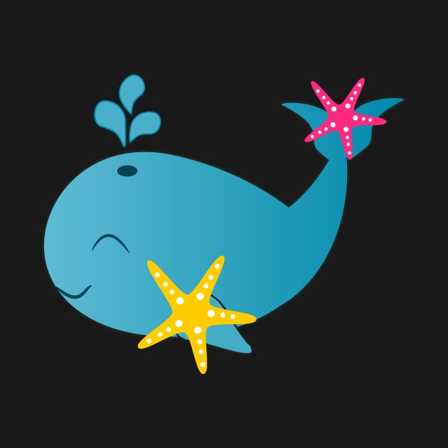 Happy baby whale by cocodes