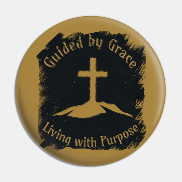 Guided by Grace, Living with Purpose Pin by Tlific