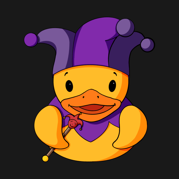 Court Jester Rubber Duck by Alisha Ober Designs