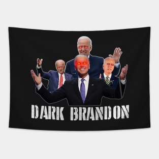 Dark Brandon Funny Meme Saving America Tapestry