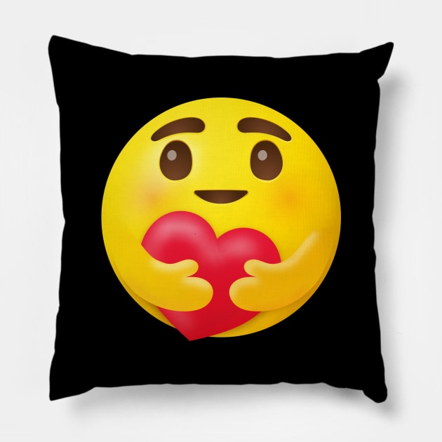 Care emoji Care Emoji Pillow TeePublic