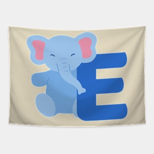 Animal alphabet E Tapestry