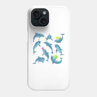 dolphin set playing Phone Case