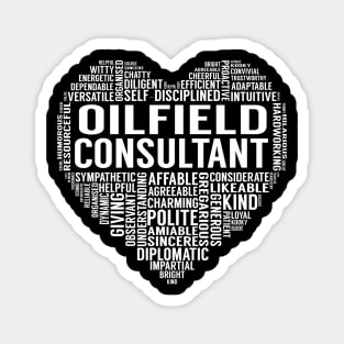 Oilfield Consultant Heart Magnet